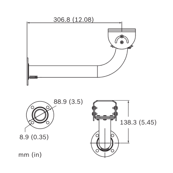 Wall Mount Bracket for AR-027/001 Time Lapse Camera