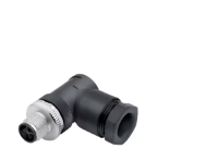 M12-S 3+E Pole Male Angled Screw Contacts, Ø8-10mm