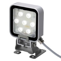 85mm, Daylight LED Work Light, Pan & Tilt Bracket, 24Vdc