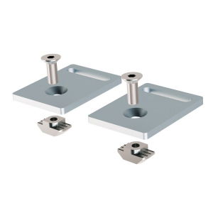 T-Slot Luminaire Simple Flat Plate Bracket 1 Pair