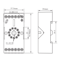 Durakool Relay Base - 11 Pin Black For ProLoop 