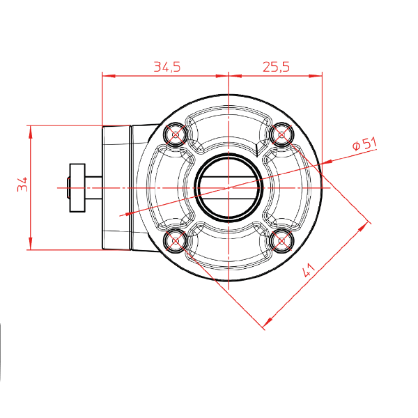 LENSLED II / UNILED II T-Slot Bracket