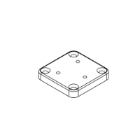 LENSLED II / UNILED II Adapter for Screw-On Base