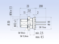 M12_Male_M16_Front_Fastened