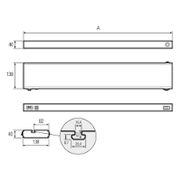 SYSTEMLED Opal Lens Power: 472mm 684 lx 28W 230Vac GST18